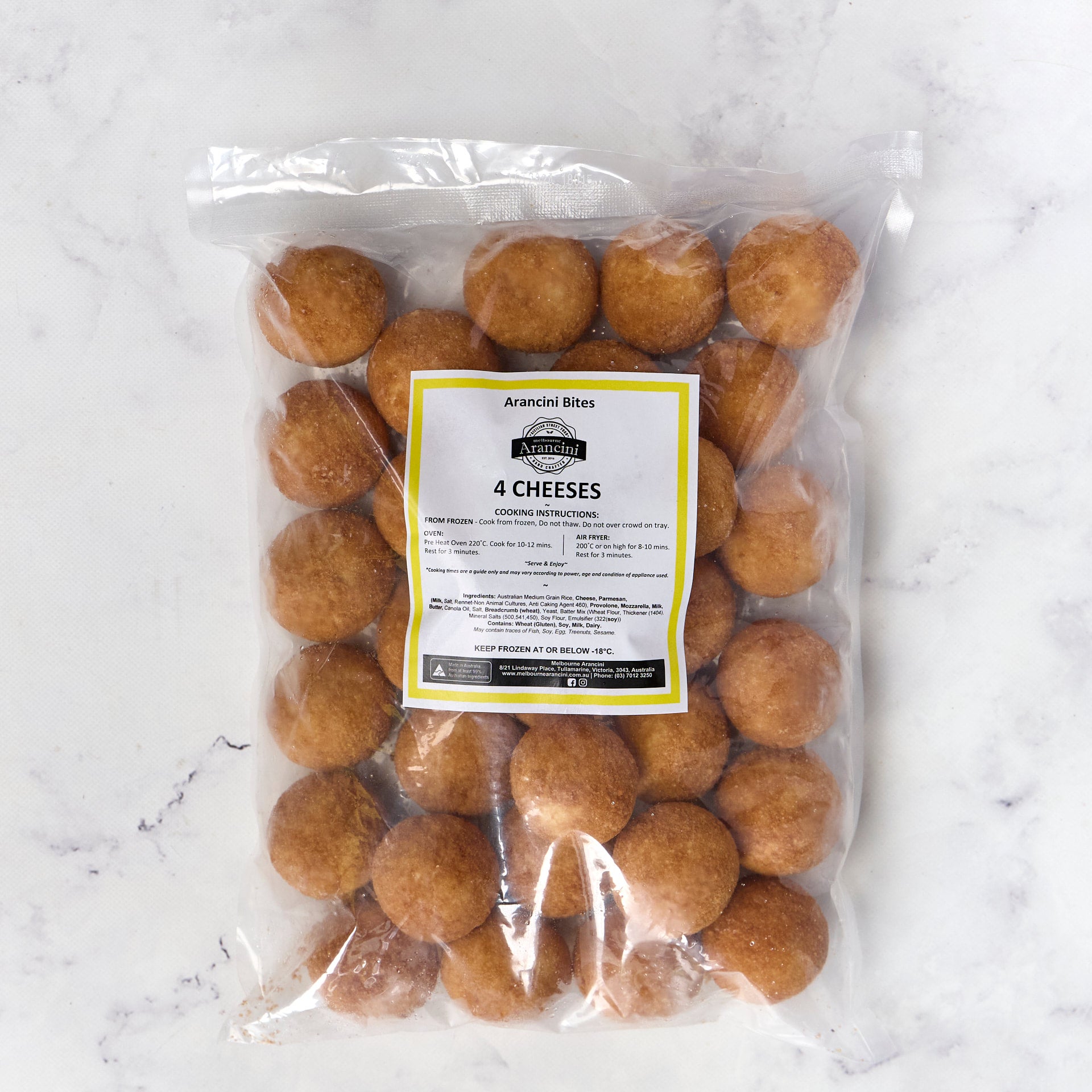 Arancini Arancini Bites 1kg 4 Cheeses | Melbourne Arancini
